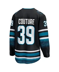 Men's Fanatics Logan Couture Black San Jose Sharks Alternate Premier Breakaway Player Jersey