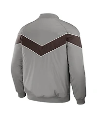 Men's Darius Rucker Collection by Fanatics Gray San Diego Padres Baseball Raglan Full-Snap Jacket
