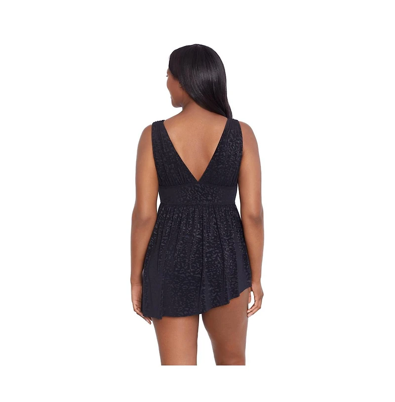 Longitude by Mimi Flamingo Women's Goddess Flyaway Swim Dress
