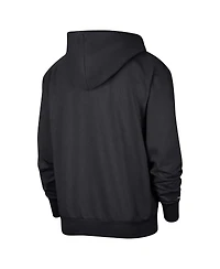 Men's Nike Black Brooklyn Nets Authentic Performance Pullover Hoodie