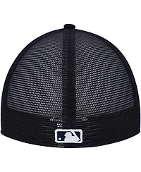Men's New Era White, Navy Cleveland Guardians 2023 On-Field Batting Practice Low Profile 59FIFTY Fitted Hat