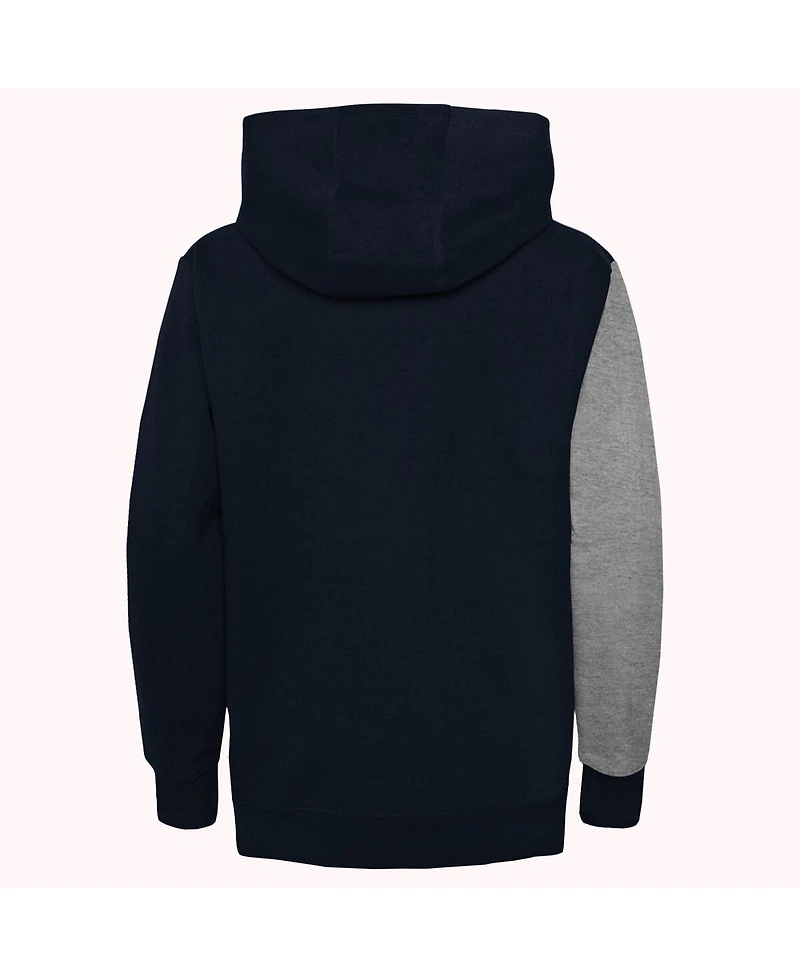 Little Boys and Girls Gray, Deep Sea Blue Seattle Kraken Unrivaled Pullover Hoodie