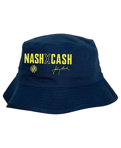 Men's Mitchell & Ness Navy Nashville Sc x Johnny Cash Bucket Hat