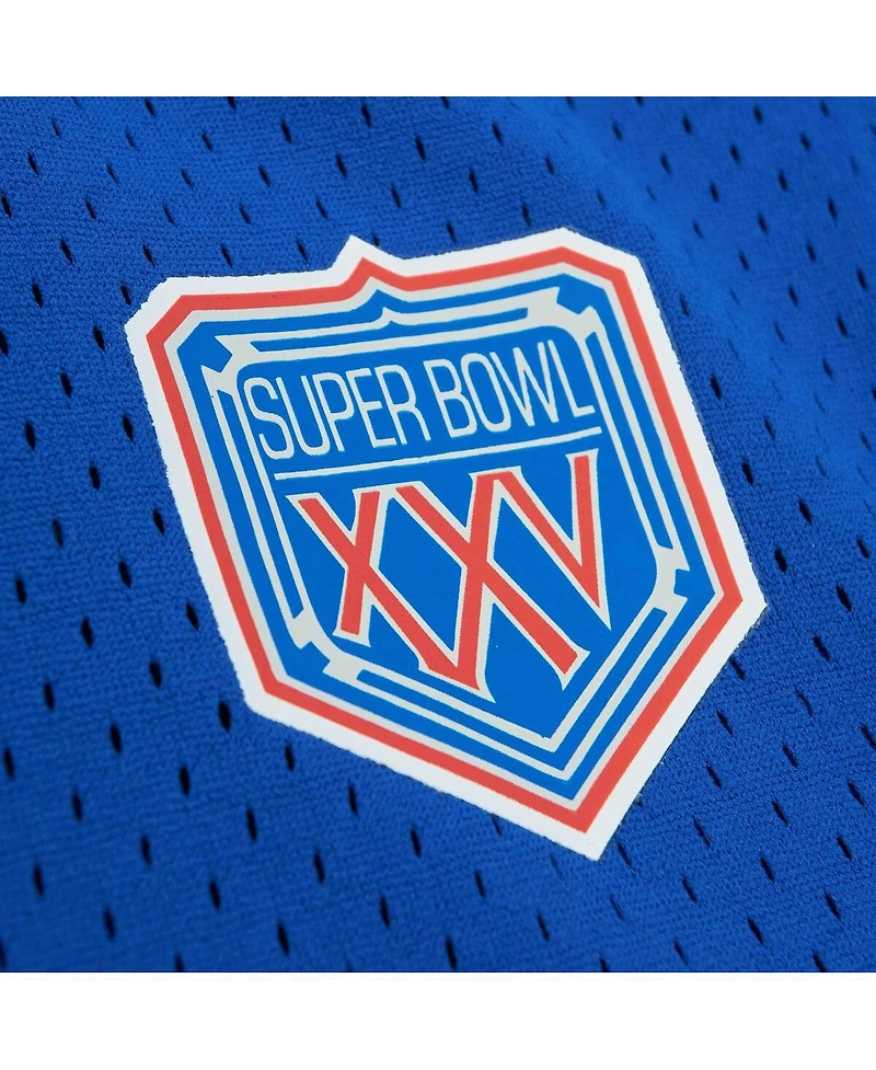 Men's Mitchell & Ness Lawrence Taylor Royal New York Giants Retired Player Name and Number Mesh Top