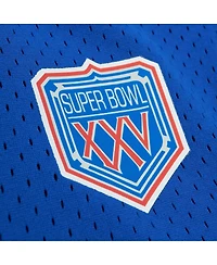 Men's Mitchell & Ness Lawrence Taylor Royal New York Giants Retired Player Name and Number Mesh Top