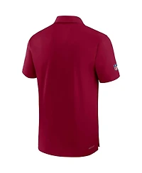 Men's Nike Burgundy Washington Commanders Sideline Coaches Dri-fit Polo Shirt
