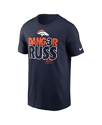 Men's Nike Russell Wilson Navy Denver Broncos Player Graphic T-shirt