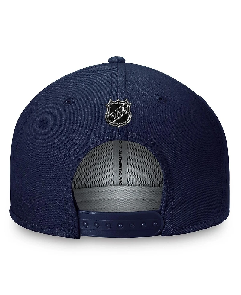 Men's Fanatics Navy St. Louis Blues Authentic Pro Prime Snapback Hat
