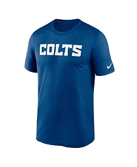 Men's Nike Royal Indianapolis Colts Legend Wordmark Performance T-shirt