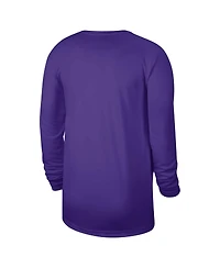 Men's and Women's Nike Purple Sacramento Kings 2023/24 Legend On-Court Practice Long Sleeve T-shirt