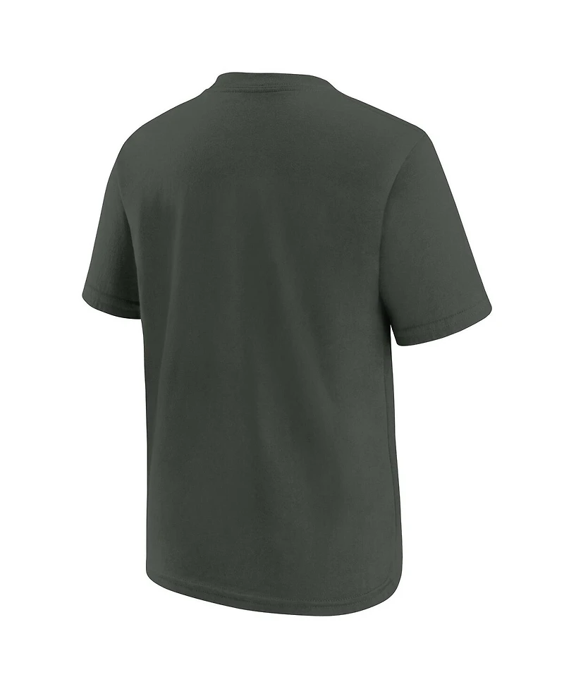 Big Boys Nike Anthracite Cincinnati Bengals 2021 Afc Champions Locker Room Trophy Collection T-shirt