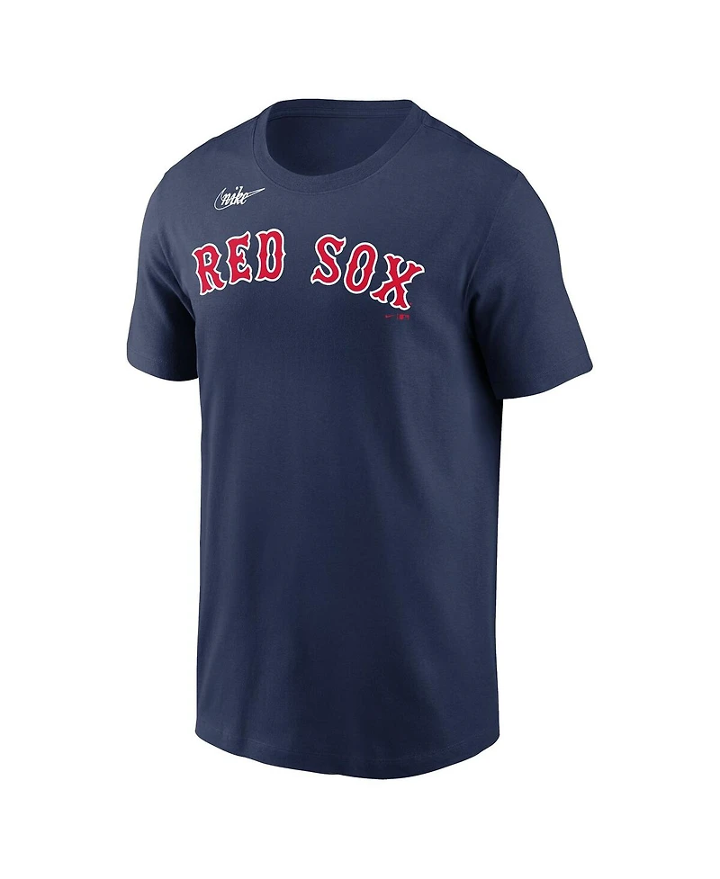 Men's Nike David Ortiz Navy Boston Red Sox Name and Number Logo T-shirt