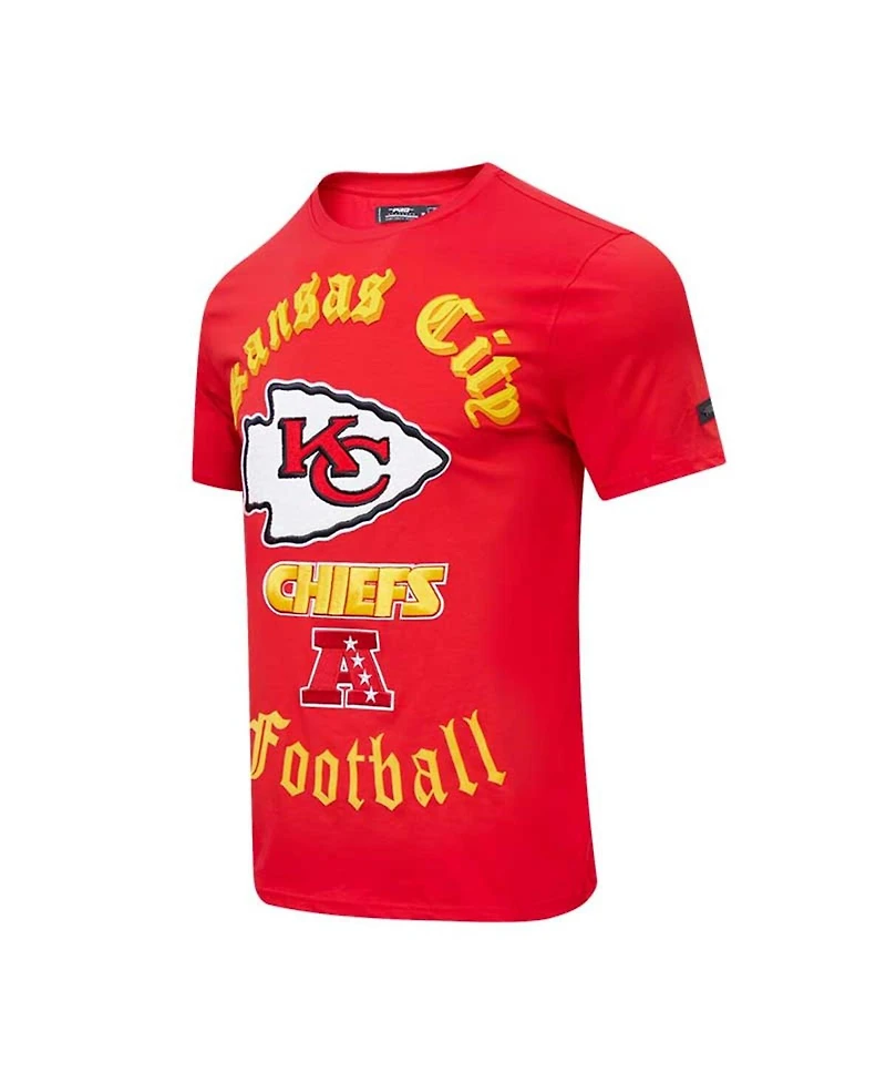 Men's Pro Standard Red Kansas City Chiefs Old English T-shirt