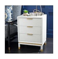 Baskin 3 Drawer Accent Table