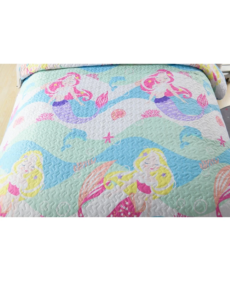 MarCielo Kids Girls Quilt Set Bedspread Coverlet Set A94 - Twin