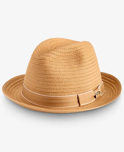 Dorfman Pacific Men's Braided Fedora Hat