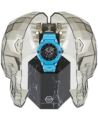 Philipp Plein Unisex The Skull Scuba Duba Silicone Strap Watch 44mm