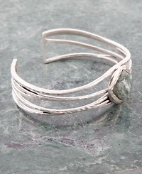 Barse Terra Genuine Seraphinite Kite Cuff Bracelet