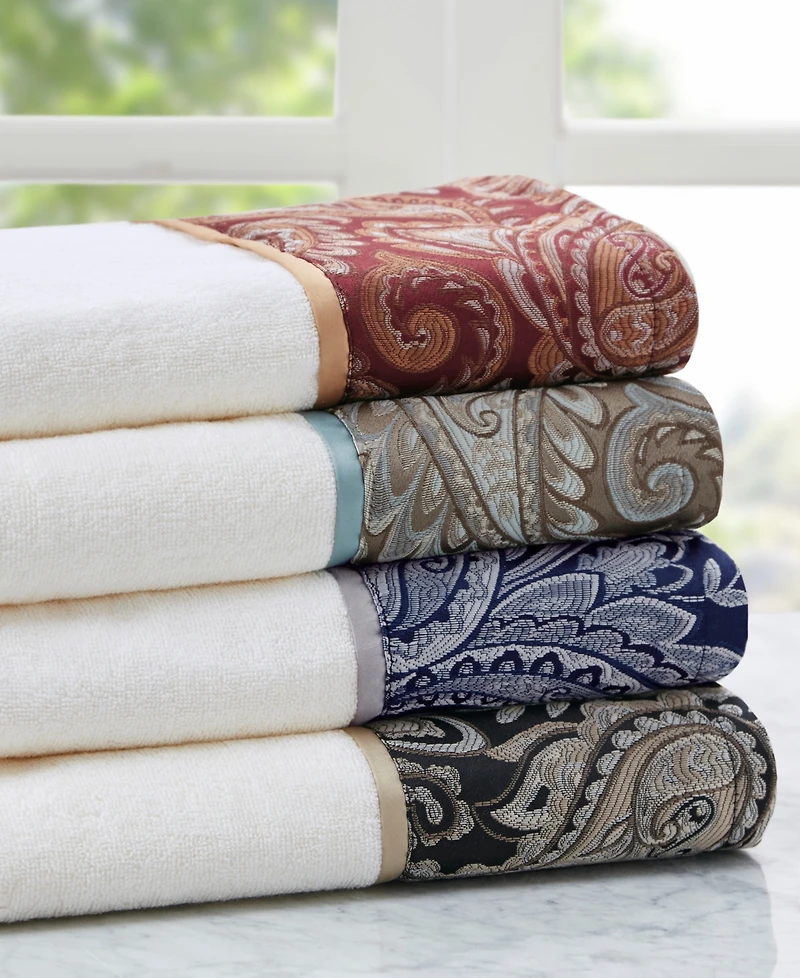 Madison Park Aubrey 6-Pc Jacquard Bath Towel Set