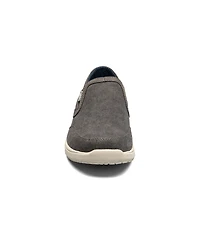 Nunn Bush Men's Conway Ez Canvas Moc Toe Slip On Shoes