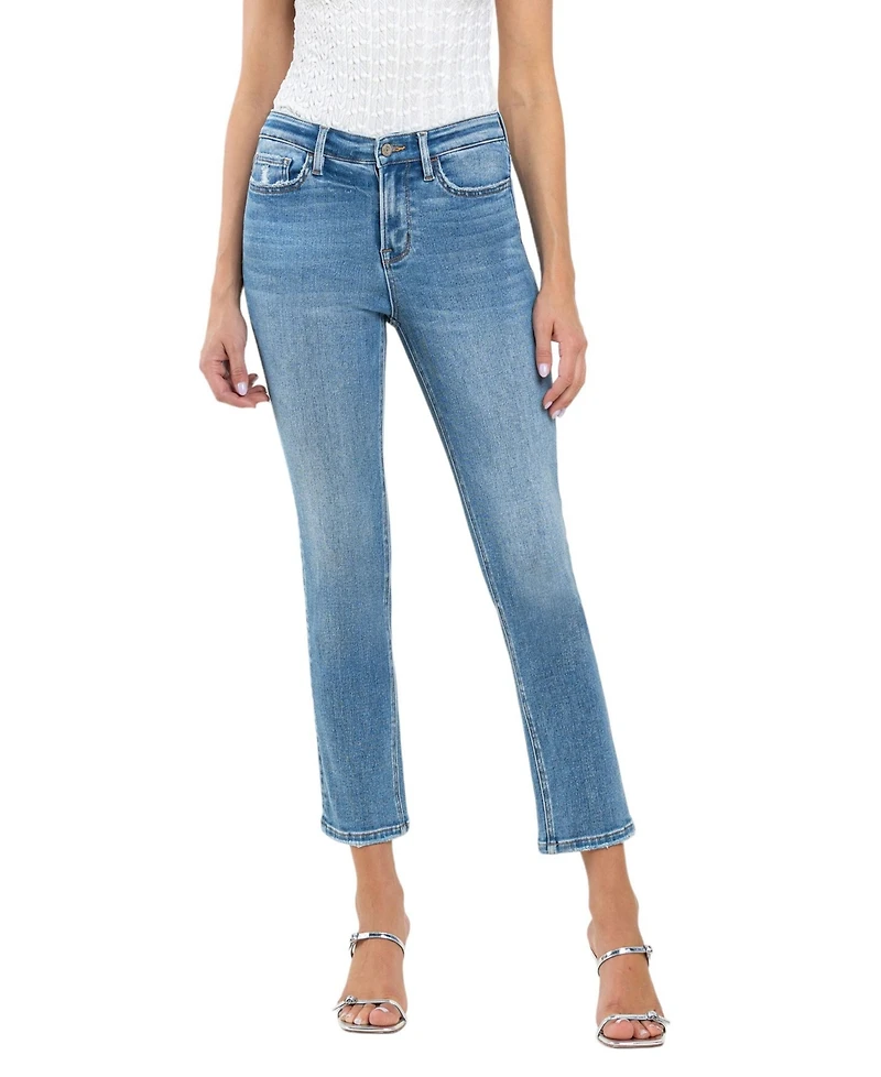 Vervet Women's High Rise Slim Straight Jeans