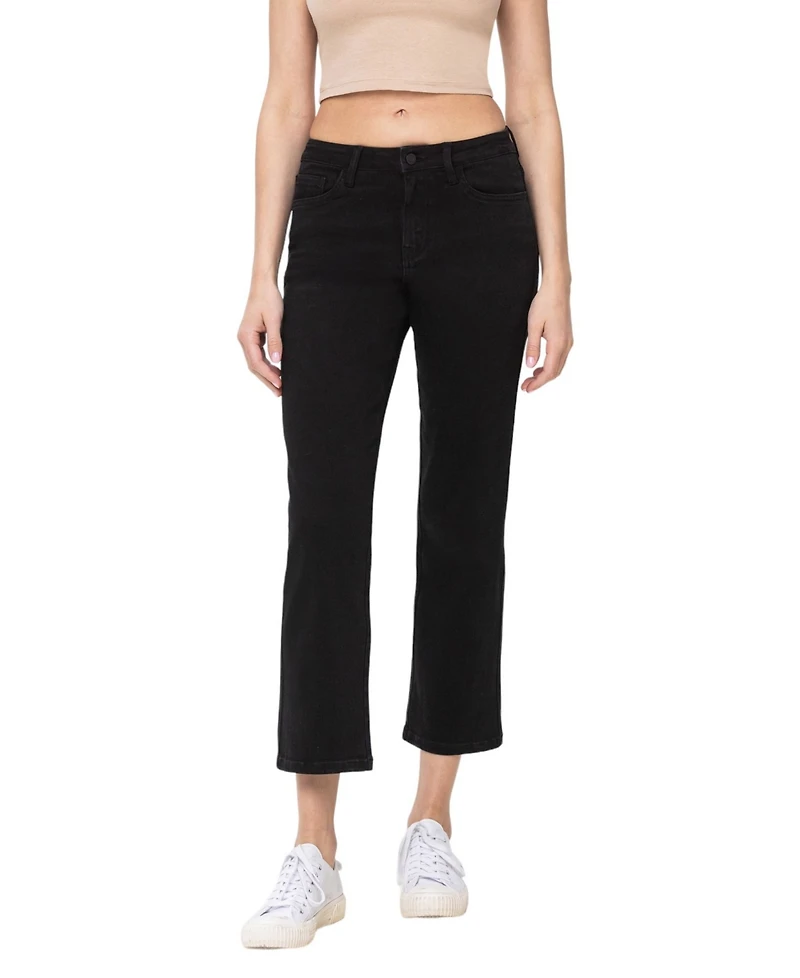 Vervet Women's High Rise Ankle Straight Jeans