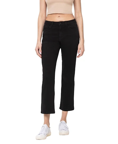Vervet Women's High Rise Ankle Straight Jeans