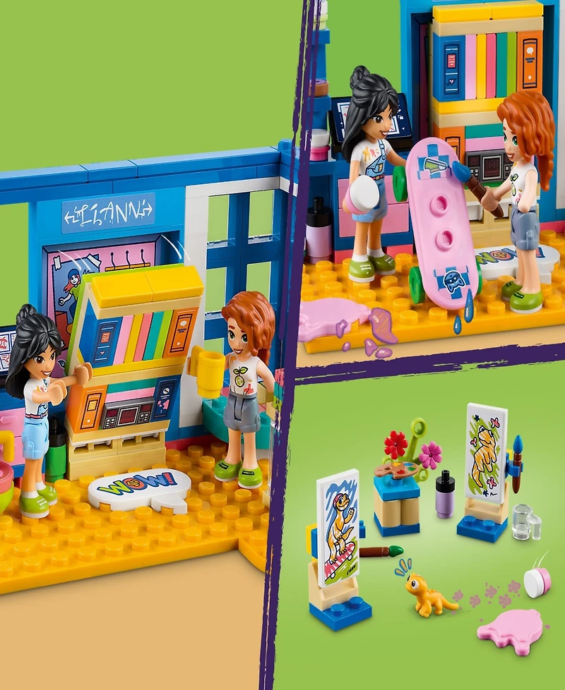 Lego Friends Liann's Room 41739 Toy Building Set with Liann, Autumn and Gecko Figures