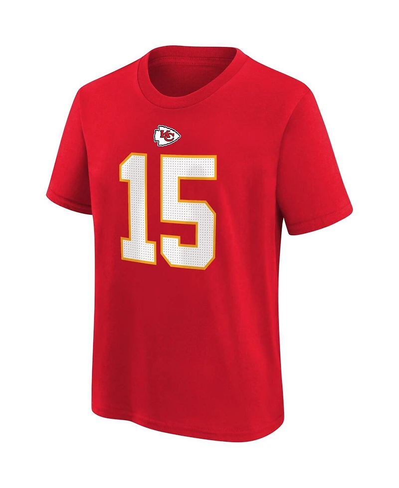 Little Boys and Girls Nike Patrick Mahomes Red Kansas City Chiefs Player Name Number T-shirt