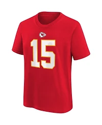 Little Boys and Girls Nike Patrick Mahomes Red Kansas City Chiefs Player Name Number T-shirt