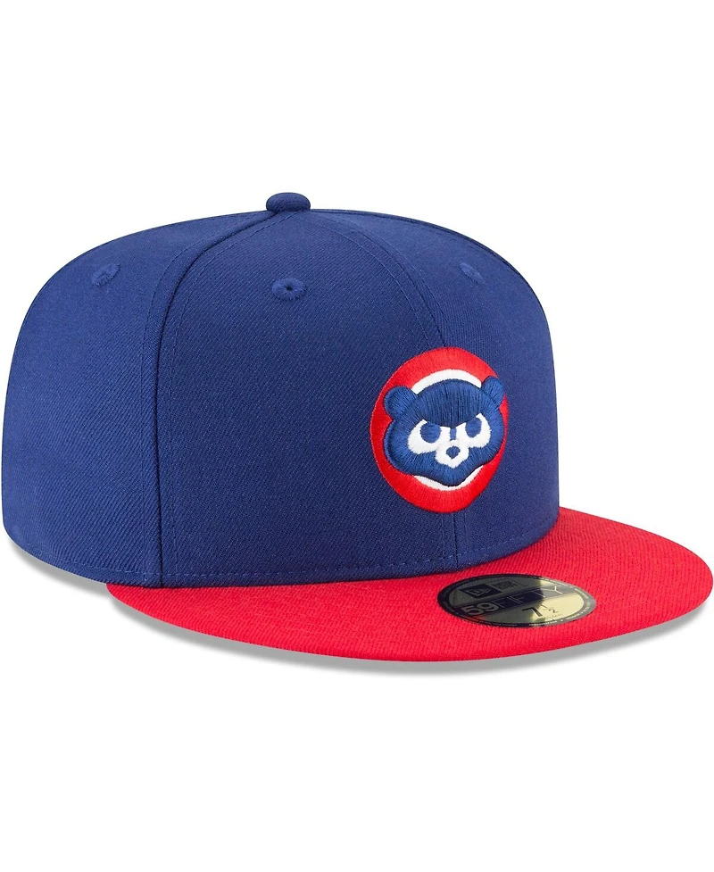 Men's New Era Royal Chicago Cubs Cooperstown Collection Wool 59FIFTY Fitted Hat