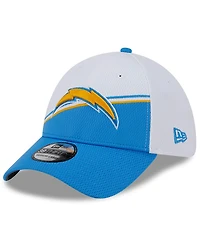 Men's New Era White, Powder Blue Los Angeles Chargers 2023 Sideline 39THIRTY Flex Hat