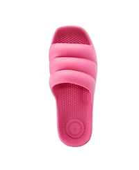 Totes Women's Molded Puffy Slide with Everywear