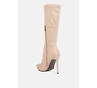 Playdate High Heeled Calf Boots