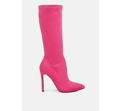 Playdate High Heeled Calf Boots