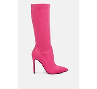 Playdate High Heeled Calf Boots