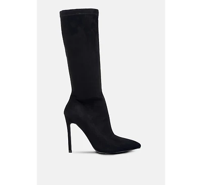 Playdate High Heeled Calf Boots