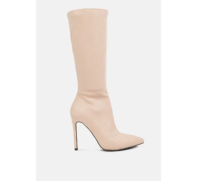 Playdate High Heeled Calf Boots