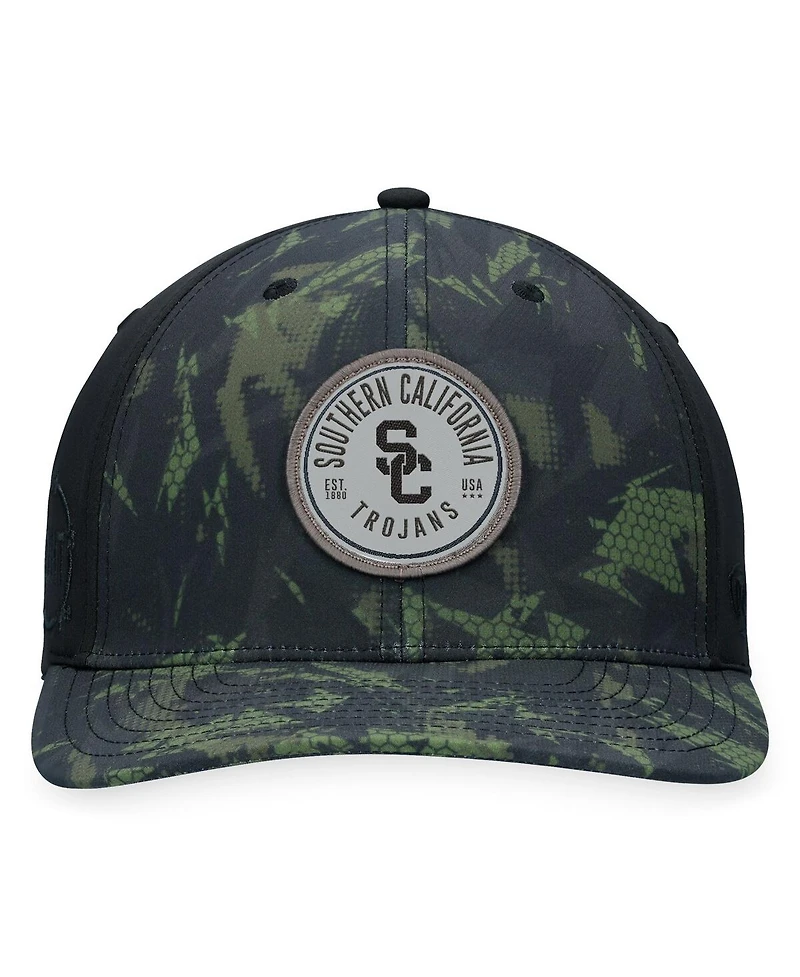 Men's Top of the World Black Usc Trojans Oht Military-Inspired Appreciation Camo Render Flex Hat