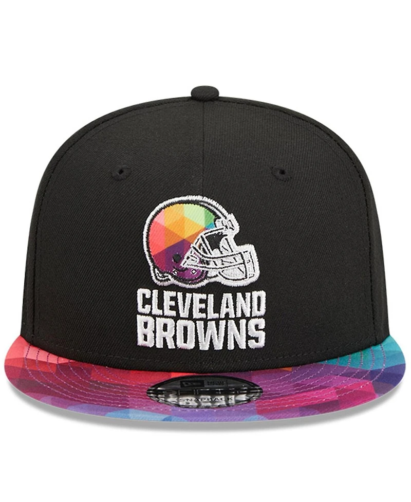 Men's New Era Black Cleveland Browns 2023 Nfl Crucial Catch 9FIFTY Snapback Hat