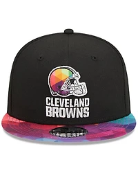Men's New Era Black Cleveland Browns 2023 Nfl Crucial Catch 9FIFTY Snapback Hat