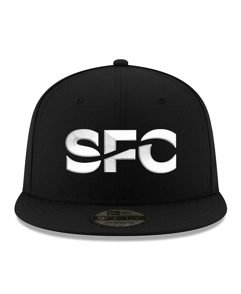 Men's New Era Black Seattle Sounders Fc Core 9FIFTY Snapback Hat