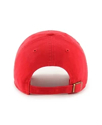 Women's '47 Brand Red Washington Wizards Confetti Undervisor Clean Up Adjustable Hat