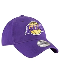 Men's New Era Purple Los Angeles Lakers Team 2.0 9TWENTY Adjustable Hat