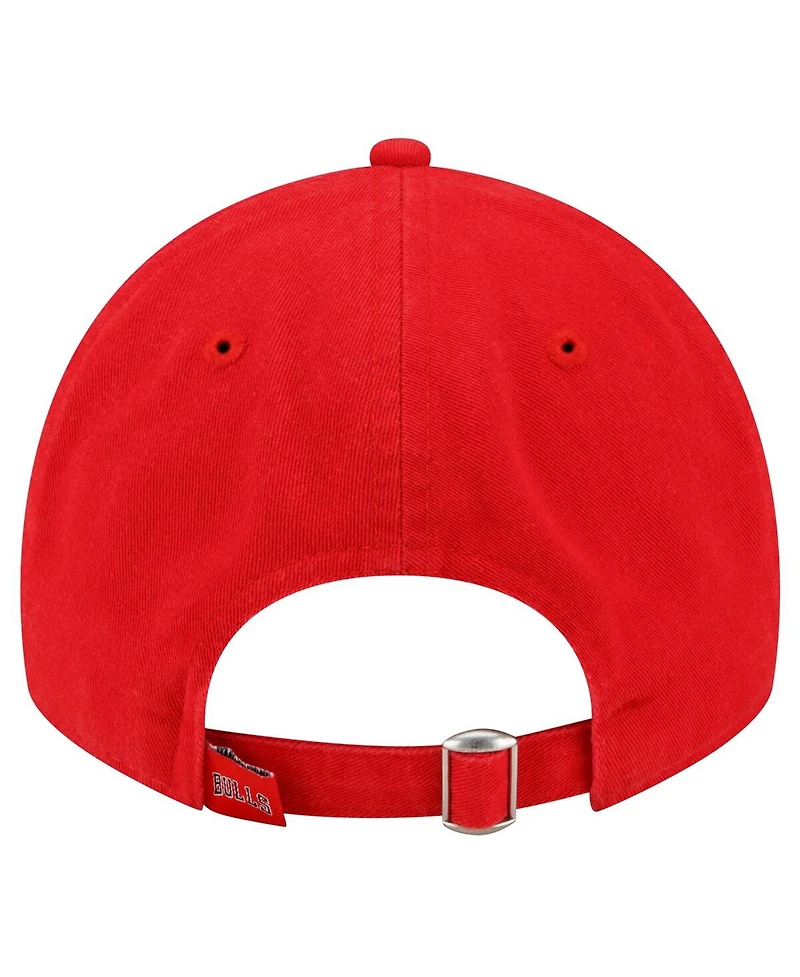Men's New Era Red Chicago Bulls Team 2.0 9TWENTY Adjustable Hat