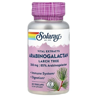 Solaray Vital Extracts Arabinogalactan Larch Tree 300 mg - 60 Vegcaps