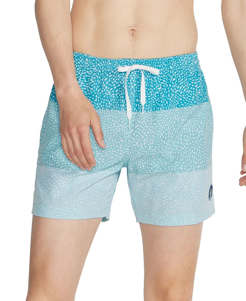 Chubbies Men's The Whale Sharks Quick-Dry 5-1/2" Swim Trunks with Boxer Brief Liner