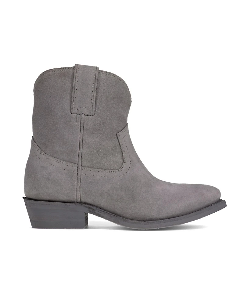 Frye Women's Billy Short Western Leather Booties - Blue Ash