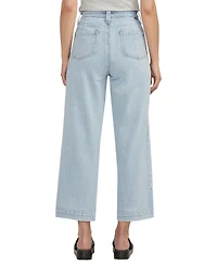Jag Women's Sophia High Rise Wide Leg Cropped Jeans