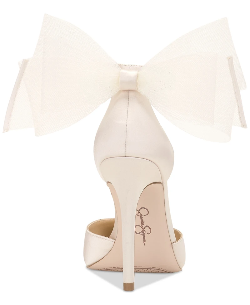 Jessica Simpson Women's Phindies Bow Ankle-Strap Pumps